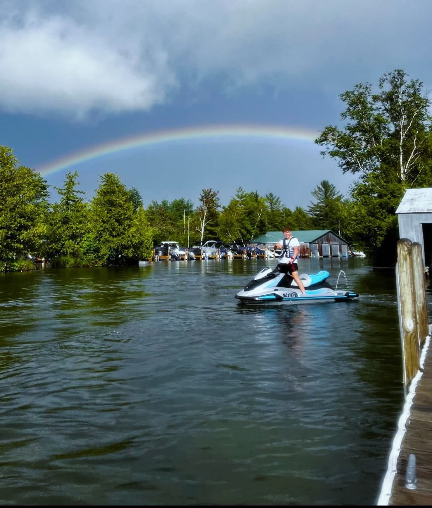 Yamaha WaveRunner VX on Torch Lake